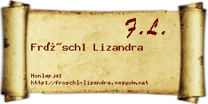 Fröschl Lizandra névjegykártya